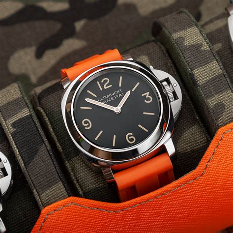 panerai orange strap|best aftermarket panerai straps.